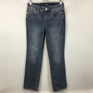 NYDJ Marilyn Straight Jeans in Seline Wash Lift Tuck Technology Size 6